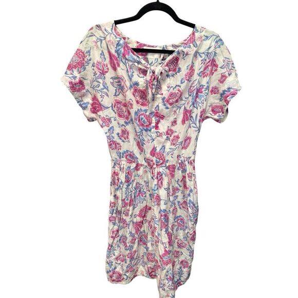 Isabel Marant Étoile Floral Boho Mini Dress Cotton Silk size FR 38 / US 6 - Picture 1 of 13